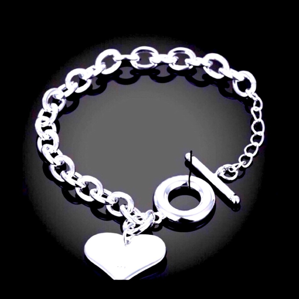 925 Heart Bracelet